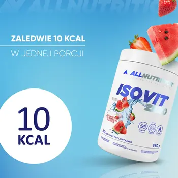 Allnutrition Isovit Zero, proszek, smak jabłko - malina, 660 g