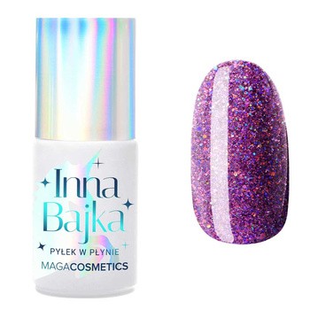 Maga Cosmetics Inna Bajka, lakier hybrydowy z pyłkiem, 852 Wybieram Cię!, 6 ml