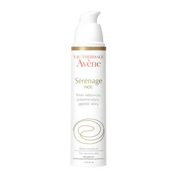 Avene Eau Thermale Serenage, krem odżywczy przywracający gęstość skóry na noc, 40 ml