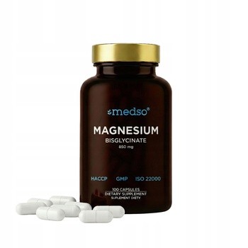 Medso Magnesium Bisglycinate (diglicynian magnezu), kapsułki twarde, 100 szt.