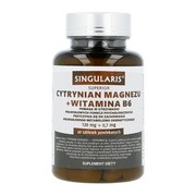 alt Singularis Cytrynian Magnezu + Witamina B6, tabletki powlekane, 60 szt.
