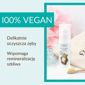 Sylveco dla dzieci 3+, pasta do zębów z fluorem, 75 ml