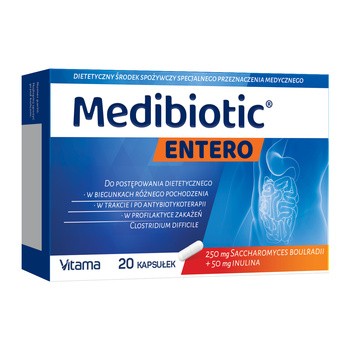 Medibiotic Entero, kapsułki, 20 szt.