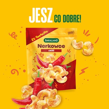 Bakalland, orzechy nerkowca prażone chilli, 170 g
