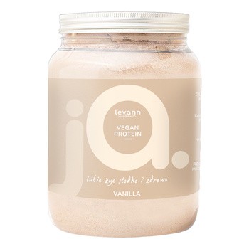 Levann "jA" Vegan Protein Vanilla, proszek, 500 g