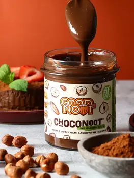 Good Noot Choconoot, krem z orzechów laskowych i kakao bez dodatku cukru, 330 g