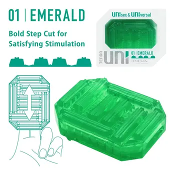 Tenga Uni Emerald, nakładka masturbacyjna, 1 szt.