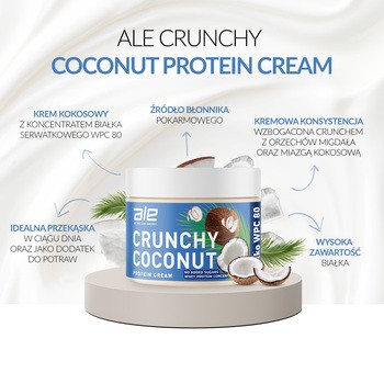 ALE Crunchy Coconut Protein Cream, krem, 200 g