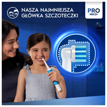 Oral-B, Pro Kids 3+, Frozen, końcówki do szczoteczek elektrycznych, 4 szt.