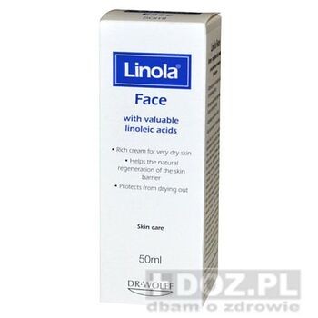 Linola Face, krem, emolient do twarzy, 50 ml