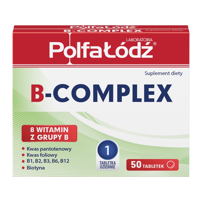 Witamina B-Complex, Tabletki, 50 Szt.