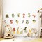 Sipo, Naklejki na ścianę dla dzieci, Cyfry Dino, 1 szt.