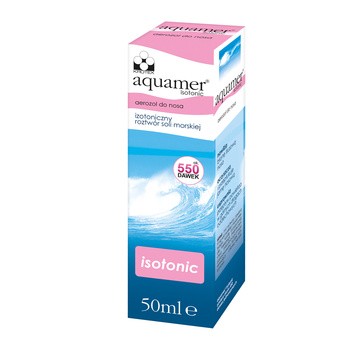 Aquamer Isotonic, aerozol do nosa, 50 ml