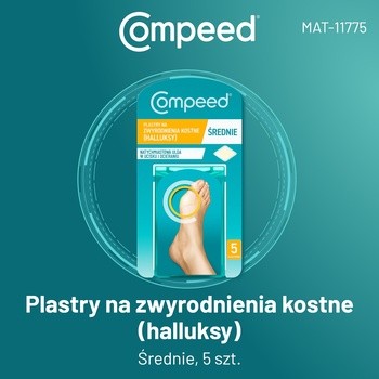 Compeed, plastry na halluksy, 5 szt.