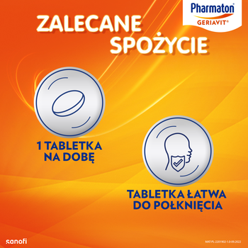 Pharmaton Geriavit, tabletki, 100 szt. + Pharmaton Geriavit, tabletki, 30 szt.