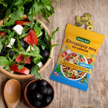 Bakalland, chrupiący mix do sałatek, grecki, 100 g