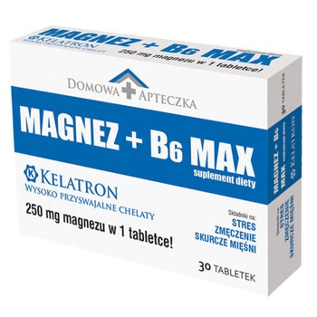 Domowa Apteczka Magnez + B6 Max, tabletki, 30 szt.