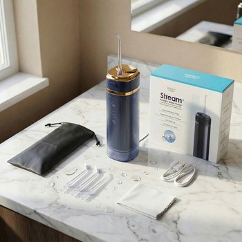 Zent Stream+, bezprzewodowy irygator do zębów, granatowy, 1 szt.