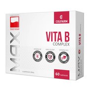 Max Vitaminum B Complex, tabletki, 60 szt. (50 szt.+10 szt.), Colfarm https://azcdn.doz.pl/image/d/product/5fbd45b3-scale-180x180.png