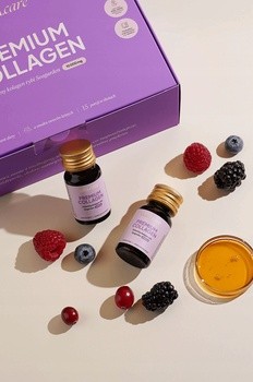 Natu Care Premium Collagen 10000 mg, płyn, smak owoce leśne, 30 ml x 15 szt.