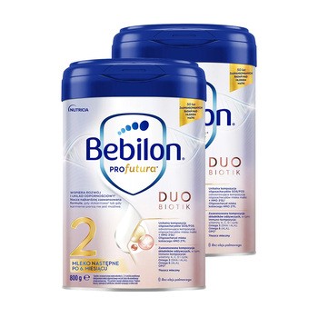 Zestaw 2 x Bebilon PROfutura DUOBIOTIK 2, mleko następne po 6. miesiącu, proszek, 800 g