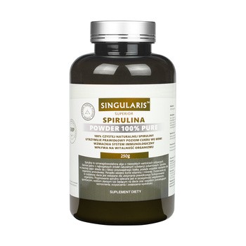 Singularis Spirulina Powder 100% Pure, proszek, 250 g