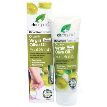 Dr Organic Virgin Olive Oil, peeling do stóp z organiczną oliwą z oliwek, 125 ml