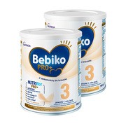 Zestaw 2x Bebiko PRO+ 3, odżywcza formuła na bazie mleka dla dzieci powyżej 1. roku życia, 700 g https://azcdn.doz.pl/image/d/product/ab11d500-scale-180x180.png