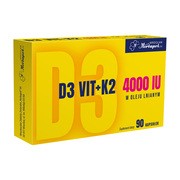 Herbapol Wrocław D3 VIT + K2 4000 IU, kapsułki miękkie, 90 szt.