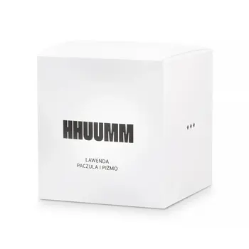Hhuumm, świeca sojowa lawenda, paczula, piżmo, 120 ml