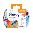 DOZ Med, Plastry kolorowe z opatrunkiem, 54 szt.