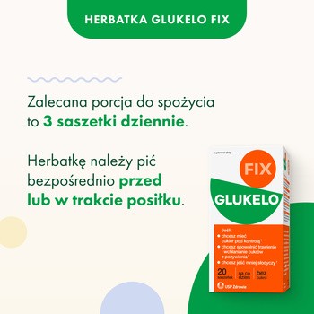 Glukelo Fix, saszetki, 2 g x 20 szt.