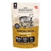 Wiejska Zagroda Jagnięcina z kaczką i kocimiętką, mokra karma dla kota, 100 g