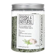 alt Fresh&Natural, odświeżająca sól do kąpieli stóp, z rozmarynem i miętą, 1000 g