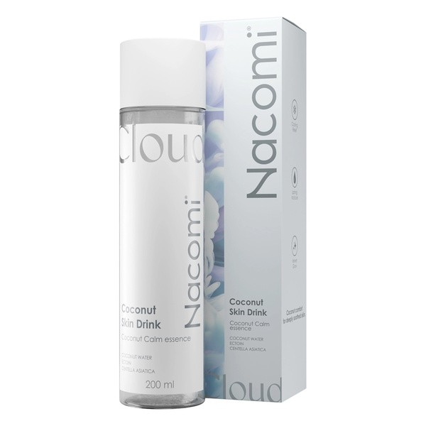 Nacomi Nacomi Coconut Skin Drink, esencja kojąco-łagodząca do twarzy, 200 ml