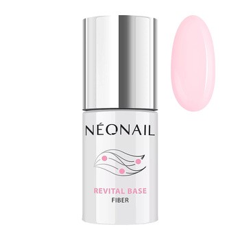Neonail Revital Base Fiber, baza hybrydowa Rosy Blush, 7,2 ml