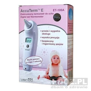 AccuTerm E, ET-100A - elektroniczny termometr do ucha