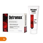 Zestaw Promocyjny 6x Detramax, tabletki, 60 szt. + 6x Detramax Medical, żel, 100 ml