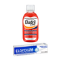 Zestaw Elgydium Whitening, pasta do zębów, wybielająca, 75 ml + Eludril Care, płyn do codziennej higieny jamy ustnej, 500 ml