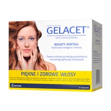 Gelacet, saszetki z proszkiem do rozpuszczenia, 21 szt.