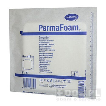 PermaFoam comfort,opatrunek jałowy,15x15cm, 1 sztuka (z opakowania 5 szt.)