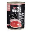 Pan Mięsko, karma mokra dla szczeniąt, indyk z wołowiną, 400 g