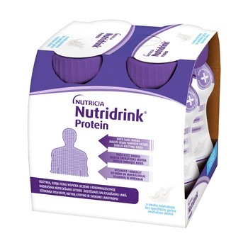 Zestaw 2x Nutridrink Protein, smak neutralny, płyn, 4 x 125 ml + INTENO Soft Care, chusteczki pielęgnacyjne, 10 szt.