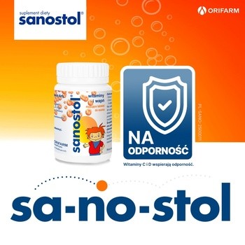 Sanostol, tabletki musujące do ssania, 60 szt.