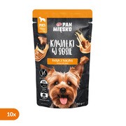 Zestaw 10 x Pan Mięsko, karma mokra dla psa, indyk z kaczką, 150 g