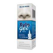 Xylogel, 0,1%, żel do nosa w butelce z dozownikiem, 10 g