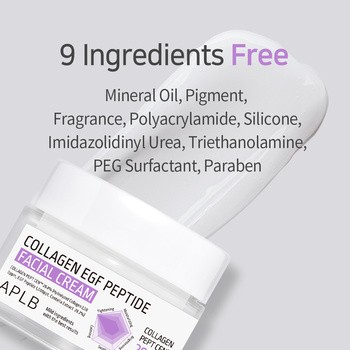 APLB Collagen EGF Peptide Facial Cream, krem ujędrniający do twarzy z kolagenem i peptydami EGF, 55 ml