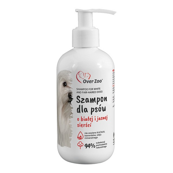 Over Zoo Over Zoo, szampon dla psów o białej i jasnej sierści, 250 ml — Inhaltsstoffe und Bewertung