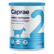 Caprae 2, mleko następne z mleka koziego, powyżej 6. miesiąca życia, 400 g 