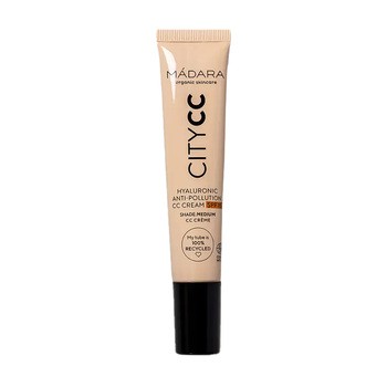Madara Hyaluronic Anti-Pollution CC Cream SPF 15, krem koloryzujący, Medium, 15 ml